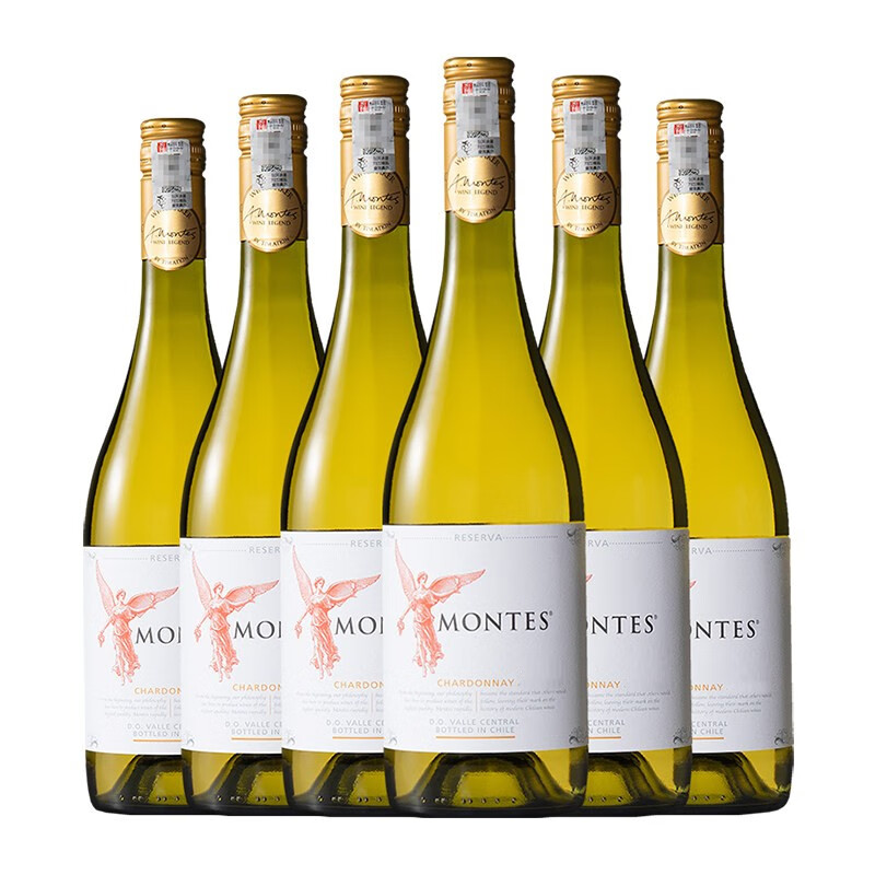 5度 红天使莎当妮 干白葡萄酒750ml*6 整箱装 448.