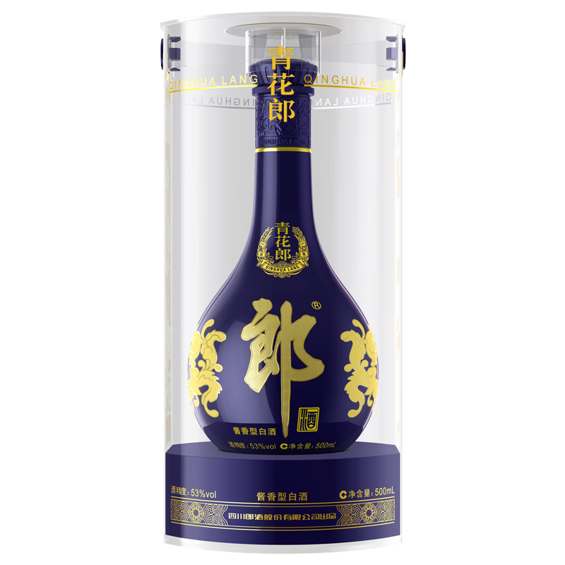 郎酒 青花郎酒 天宝洞藏 陈酿 53%vol 酱香型白酒 500ml 单瓶装 880元