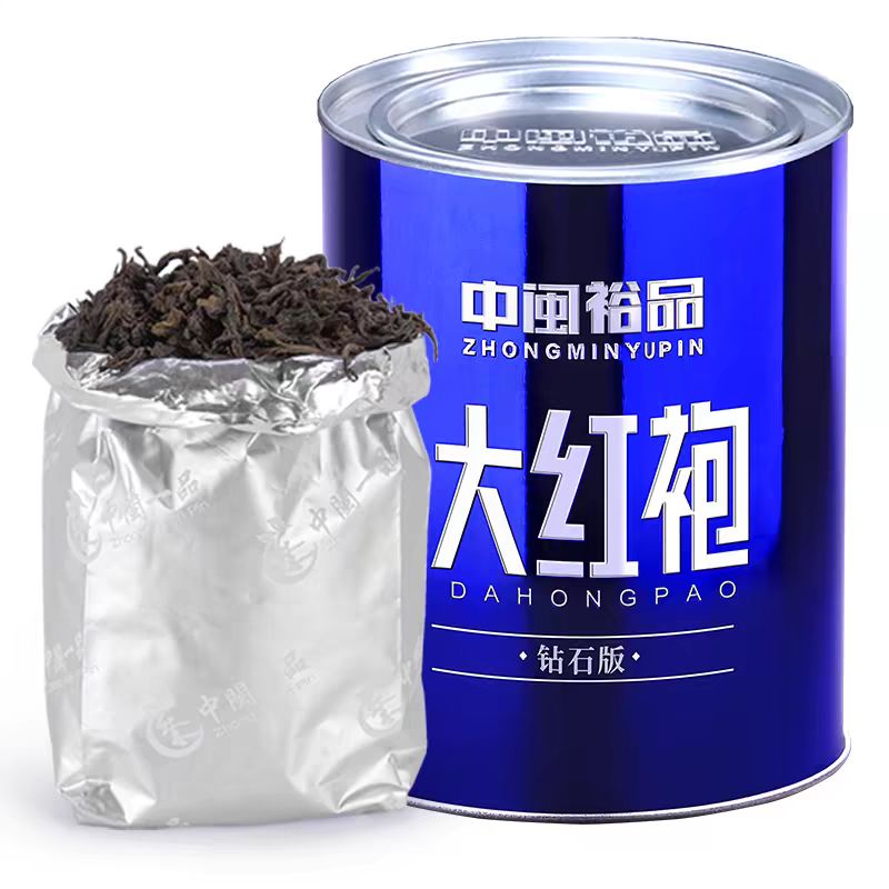 中闽一品 中闽裕品 大红袍茶叶武夷岩茶浓香型乌龙茶 罐装100g 9.9元（需用