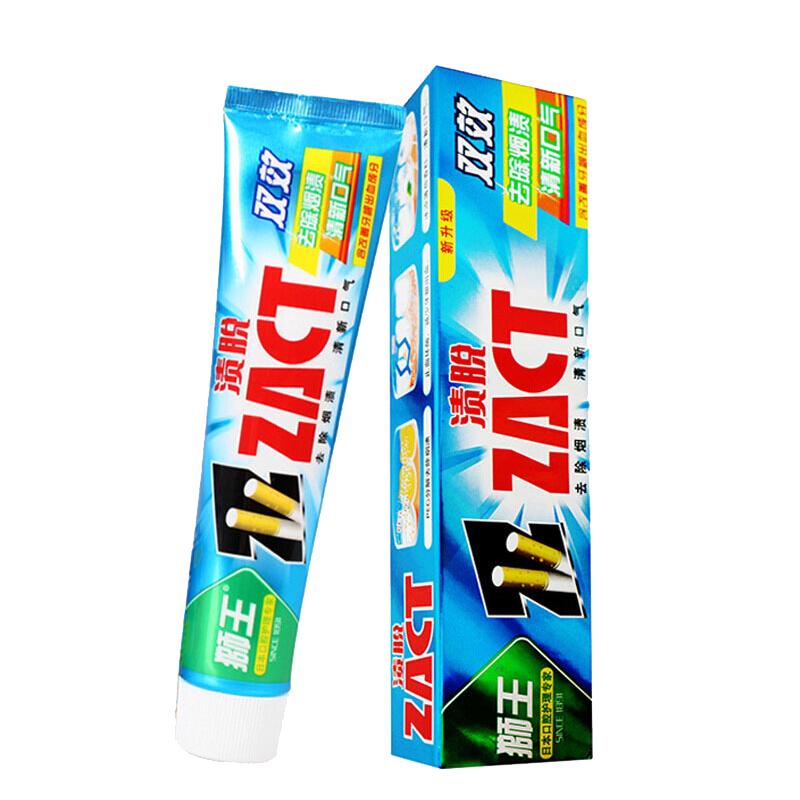 狮王 ZACT系列渍脱多效牙膏 150g 9.9元（需买3件，需用券）