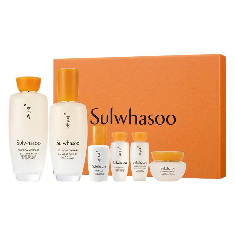 Sulwhasoo 雪花秀 滋盈水乳护肤补水保湿滋润修护7件套 255元