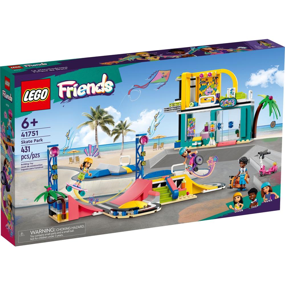 88VIP：LEGO 乐高 Friends好朋友系列 41751 欢乐滑板场 222.05元（需用券）