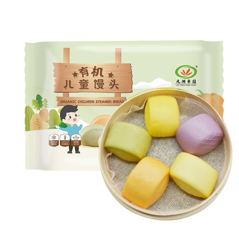 首购：九洲丰园 有机儿童馒头520g/20个 9.17元（需试用）