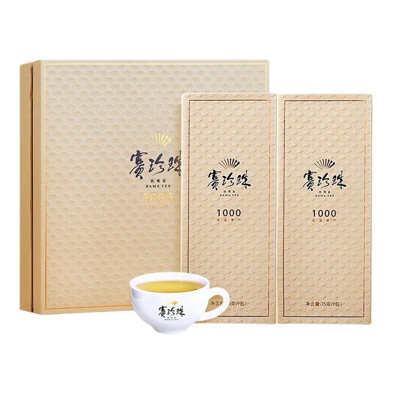 八马茶业 特级 赛珍珠1000 铁观音 150g 礼盒装 326.4元（需用券）