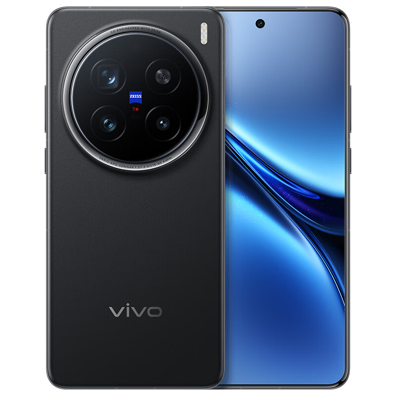 vivo X200 Pro 16GB+512GB 辰夜黑 蔡司2亿APO超级长焦 蓝晶×天玑9400 拍照 AI 手机 533