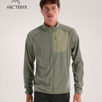 38节：ARCTERYX 始祖鸟 DELTA JACKET 保暖男子抓绒衫 FORAGE/幽雾绿 2000元包邮