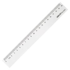 得力 20cm 办公直尺 考研中考测量绘图