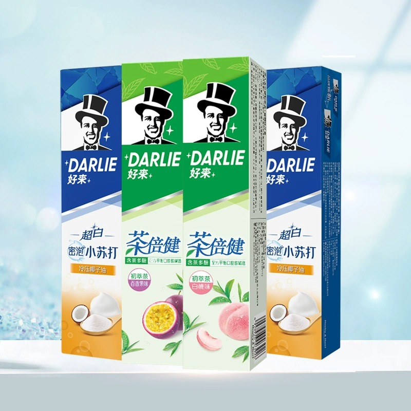 单支7 DARLIE好来/黑人牙膏茶倍健700g*4 券后39.9元