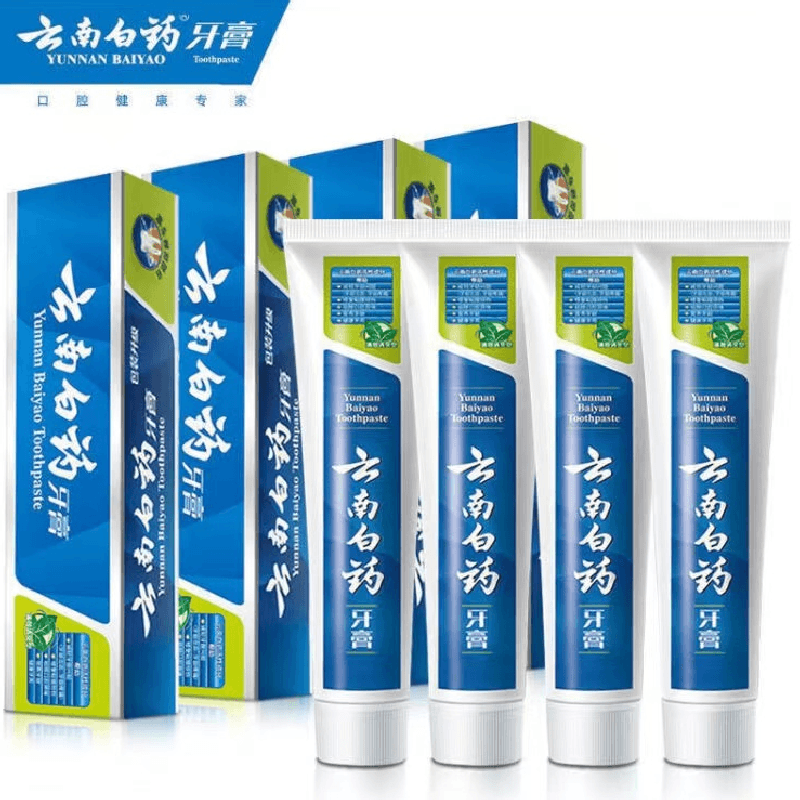 云南白药牙膏 清新口气健齿护龈 薄荷香型牙膏 230g*4 68.8元（需用券）