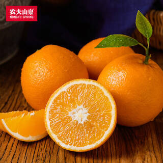 plus会员农夫山泉纽荷尔脐橙新鲜橙子5kg礼盒装599元包邮双重优惠