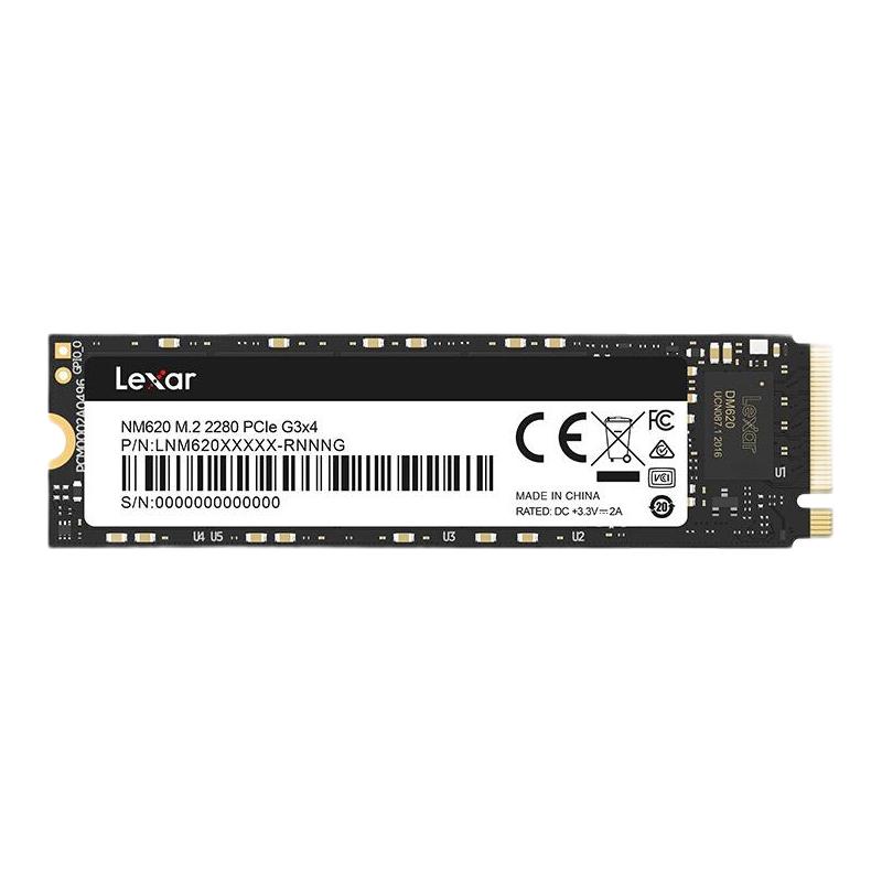 Lexar 雷克沙 NM620 512GB SSD固态硬盘 M.2接口（NVMe协议）PCIe 3.0x4 足容TLC颗粒 品