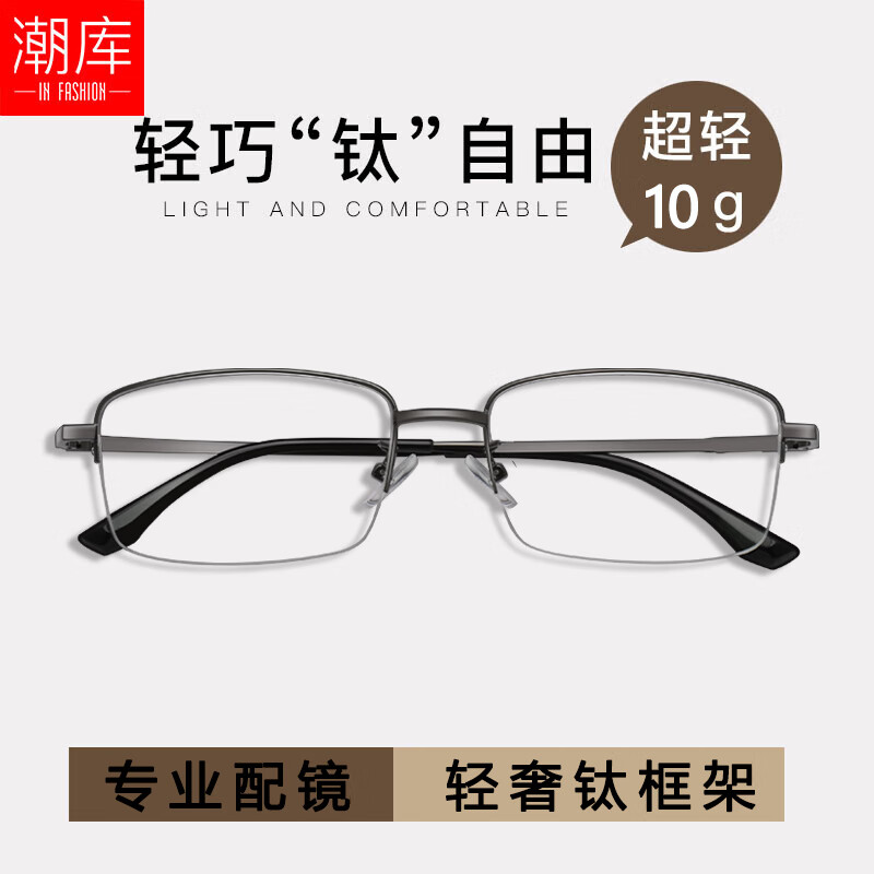 万新 winsee 哈气防伪标1.67多屏防蓝光片+多款钛架任选（附赠原厂镜片包装）