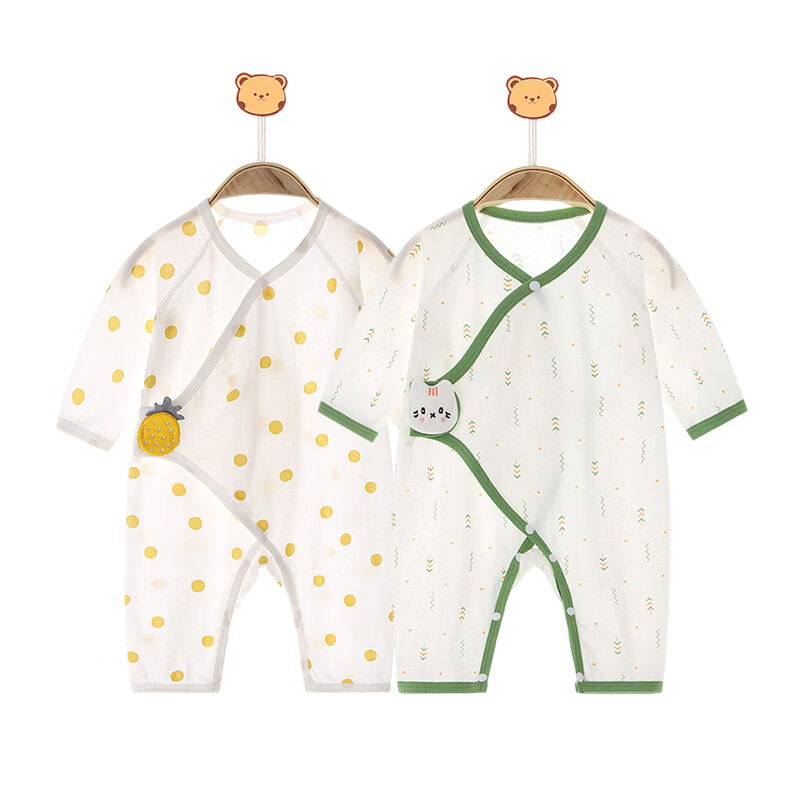 TONMEELLY 童米粒 婴儿夏季无骨连体衣 (推荐1-3个月) 22.28元（需买2件，需用券