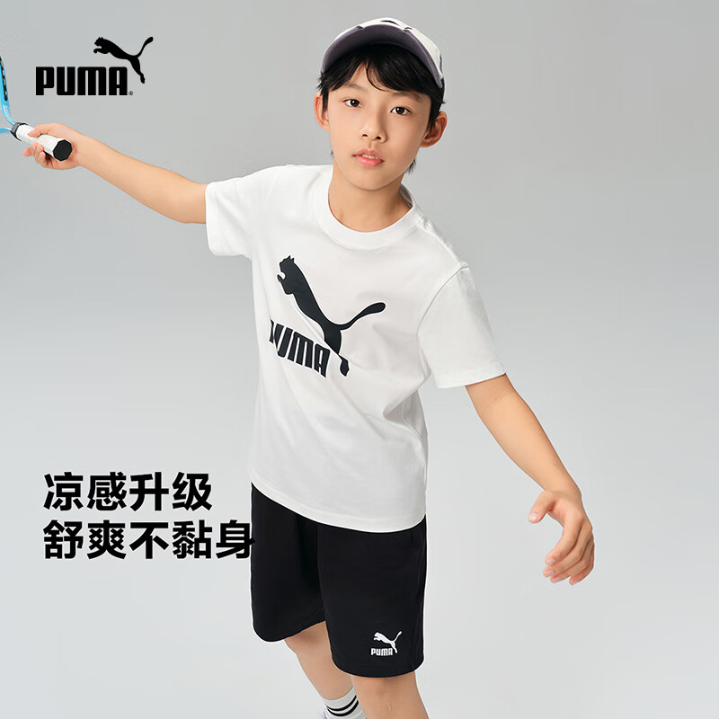 PUMA 新款儿童夏季短袖套装 经典时尚凉感舒适 本白10101 165 139元包邮（需用