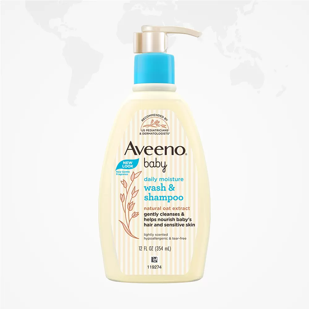 Aveeno 艾惟诺 宝宝洗发沐浴二合一 354ml 39.85元包邮（需用券，需凑单）