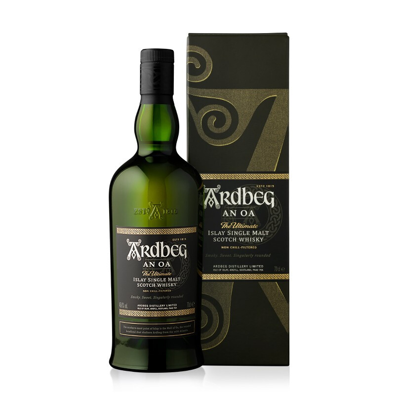 Ardbeg 雅柏 AN OA 艾雷岛 单一麦芽威士忌 46.6%vol 700ml 330.55元（需用券）