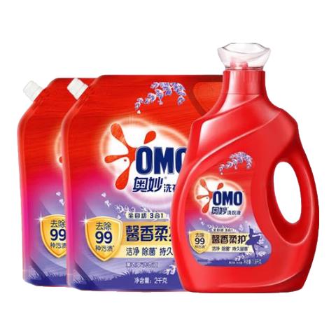 奥妙 全自动薰衣草三效合一 除菌99%洗衣液11.8斤 折2.8/斤！ 33.6元（需用券）
