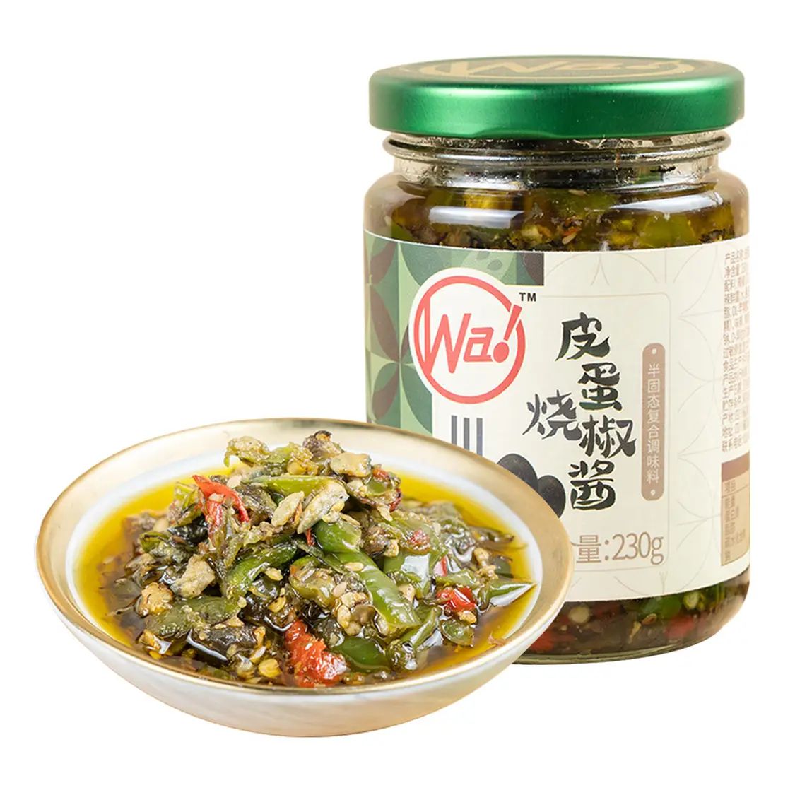 川娃子 皮蛋烧椒酱 230g 7.25元