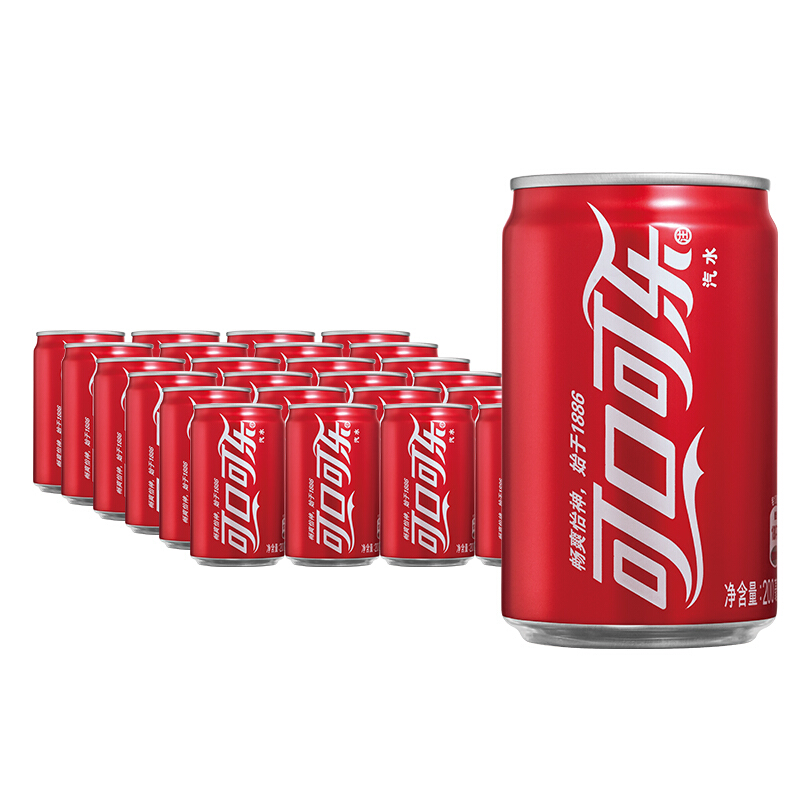 Coca-Cola 可口可乐 汽水 200ml*24罐 34.9元（需用券）