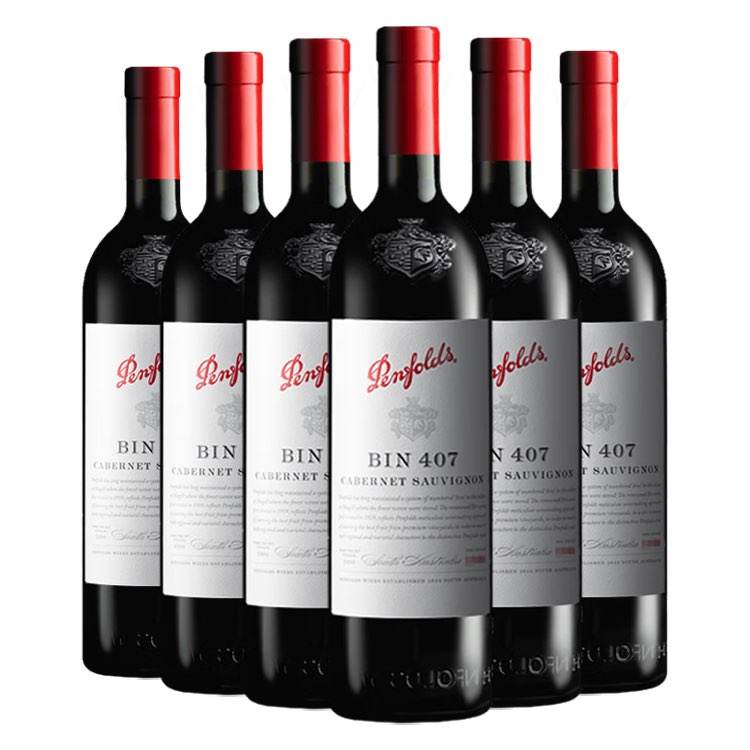 京东百亿补贴、plus：奔富（Penfolds）BIN407赤霞珠红葡萄酒 澳洲原瓶进口红酒