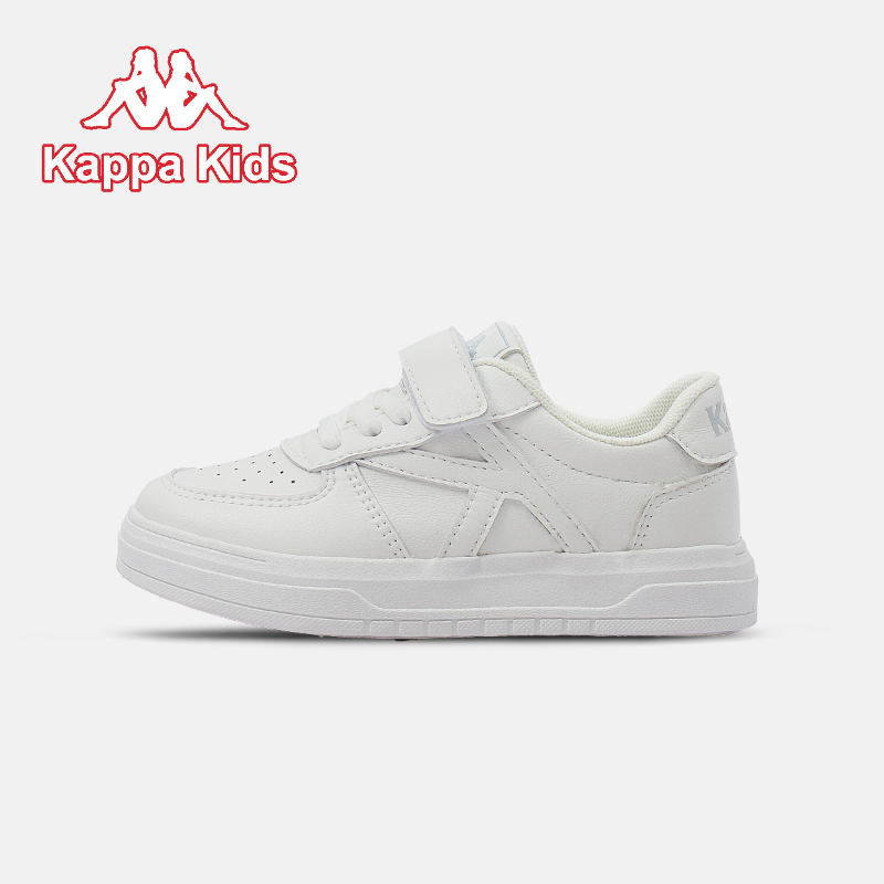 Kappa 卡帕 2024夏季新款 儿童魔术贴休闲小白鞋板鞋 多款多色 99元包邮（需领