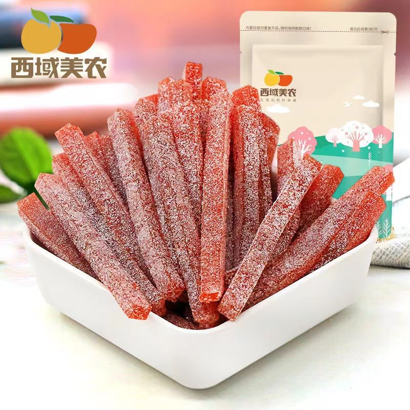 西域美农 雪花山楂条 200g/袋 4.95元（需买2件，需用券）