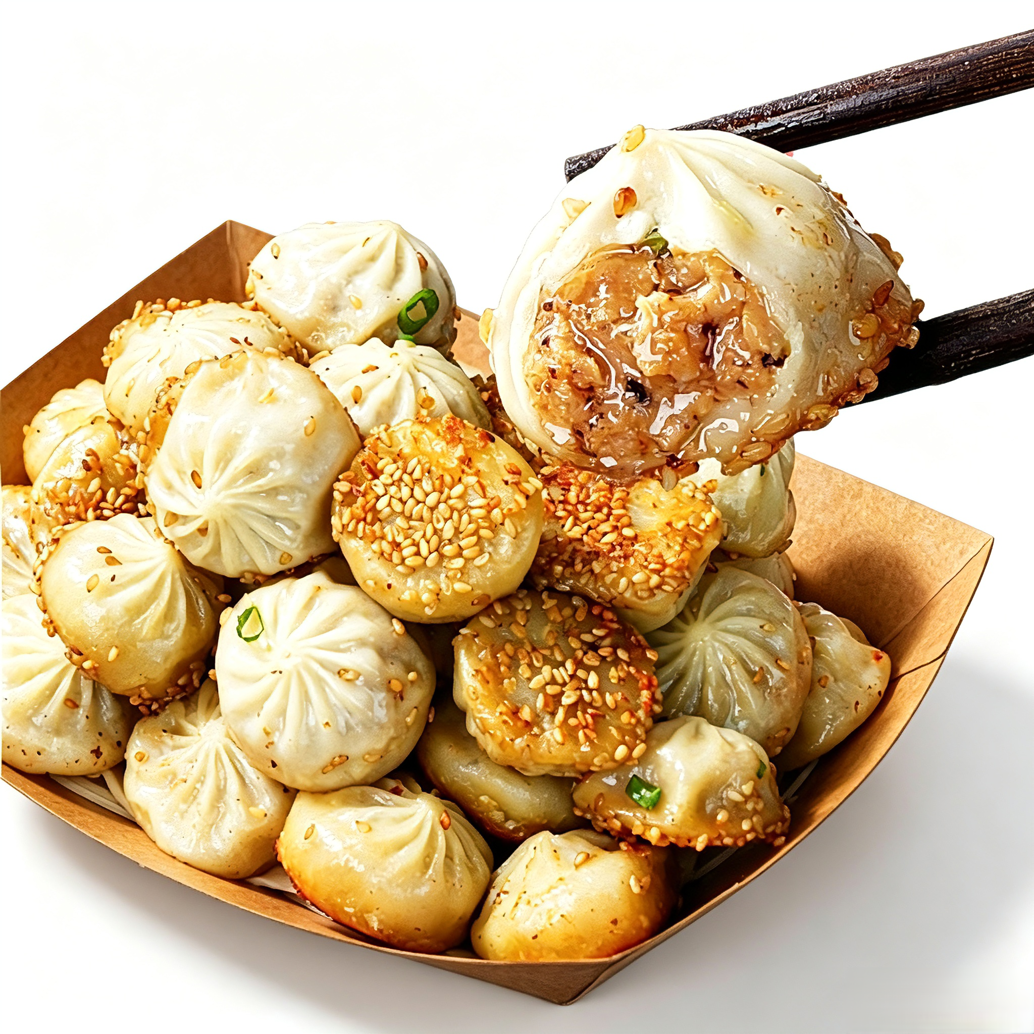 大希地 爆汁生煎包 鲜肉 1斤 8.8元（需买5件，需用券）