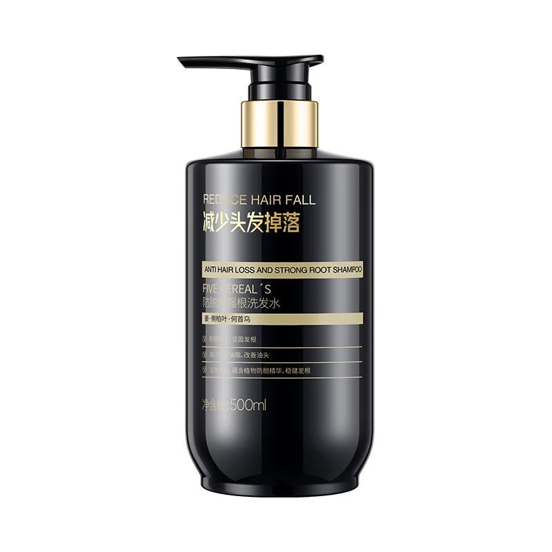 韩方五谷 增发固发 防脱育发洗发水 500ml 19元
