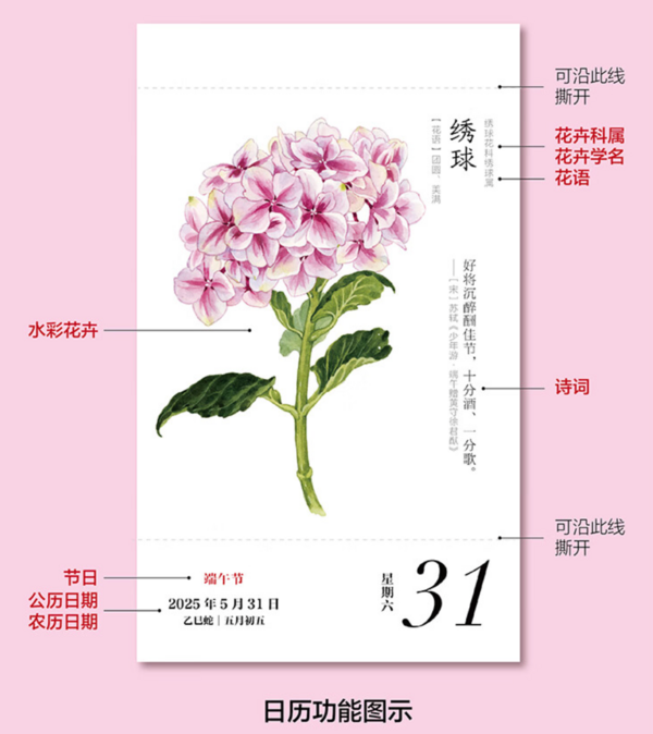 《花开有时》2025年日历