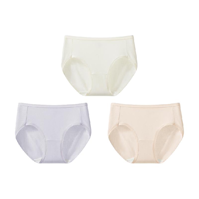蕉下 CT387 抗菌纯棉裆女士三角内裤 3条装 25.18元（需用券）