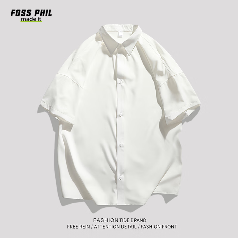 Plus会员:Foss Phil 男士短袖衬衫 25.55元