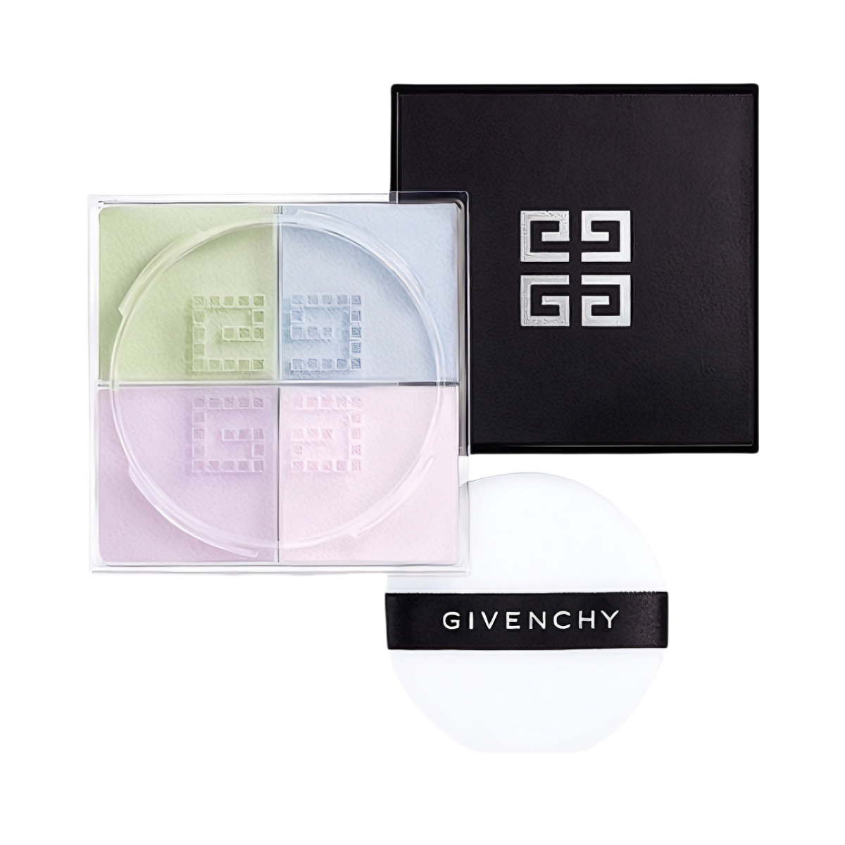 GIVENCHY 买正送正！明星四宫格柔雾散粉1号（送正装mini散粉2号色4g） 359.1元