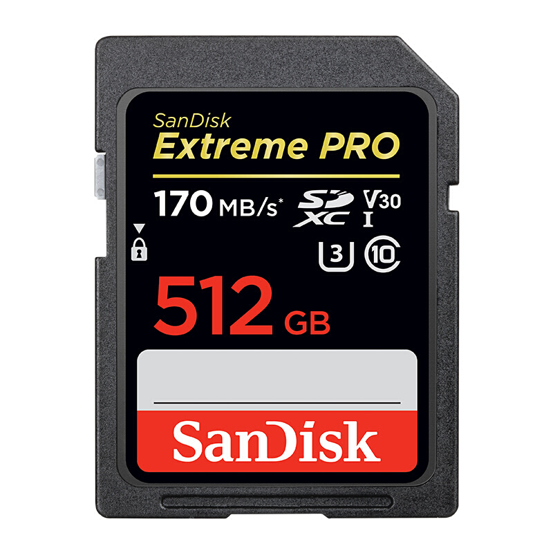 SanDisk 闪迪 SDXC SD存储卡 512GB（UHS-I、V30、U3） 699元