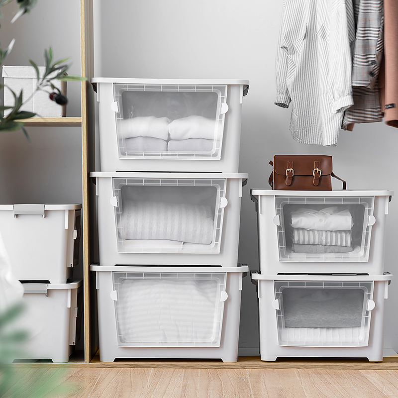 拾美前开式带轮收纳箱50l 19 95元 天猫 逛丢 实时同步全网折扣