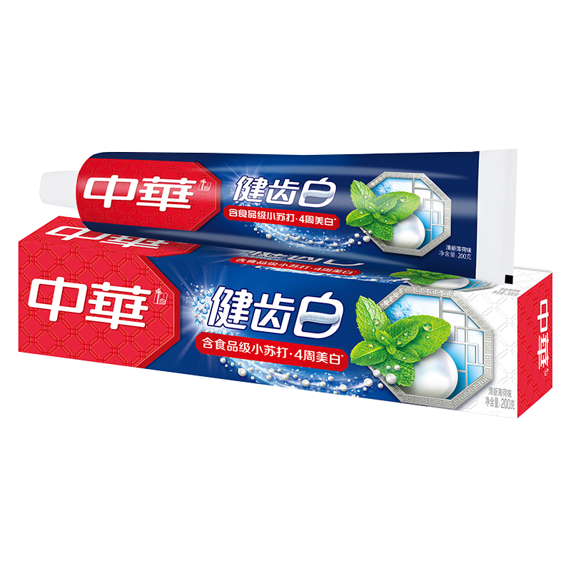 中华 健齿白小苏打薄荷牙膏200g 5.27元