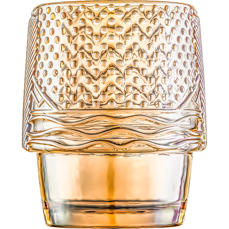 LOVWISH 乐唯诗 玻璃水杯鲤鱼杯年年有余创意轻奢锦鲤鱼形叠叠杯玻璃杯茶水