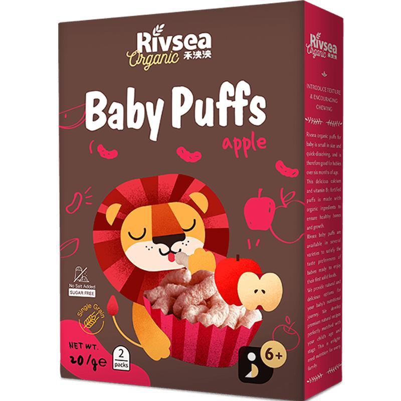 Rivsea 禾泱泱 婴幼儿泡芙 20g 19.83元（需买2件，共39.66元包邮，双重优惠）