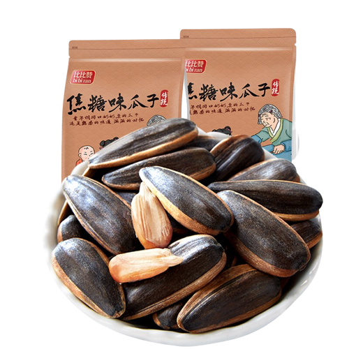 bi bi zan 比比赞 瓜子 焦糖味 500g 3.9元（需用券）