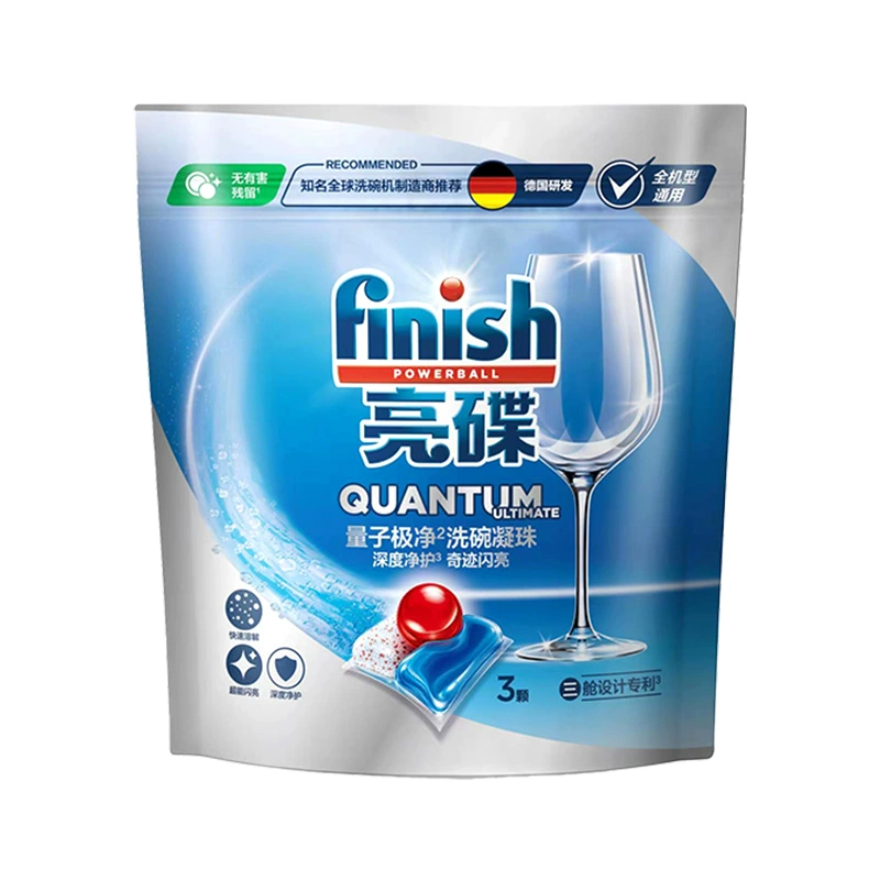 finish 亮碟 洗碗机专用量子极净洗碗凝珠 3颗 ￥4.9