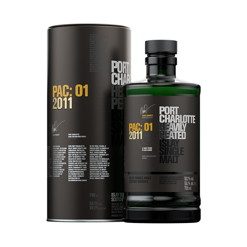 BRUICHLADDICH 布赫拉迪 洋酒 波夏PAC2011重泥煤单一麦芽苏格兰威士忌 波夏PAC 700