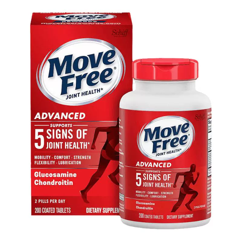 Move Free 益节 氨糖软骨素红瓶日用强健关节 200粒*2 ￥339.15