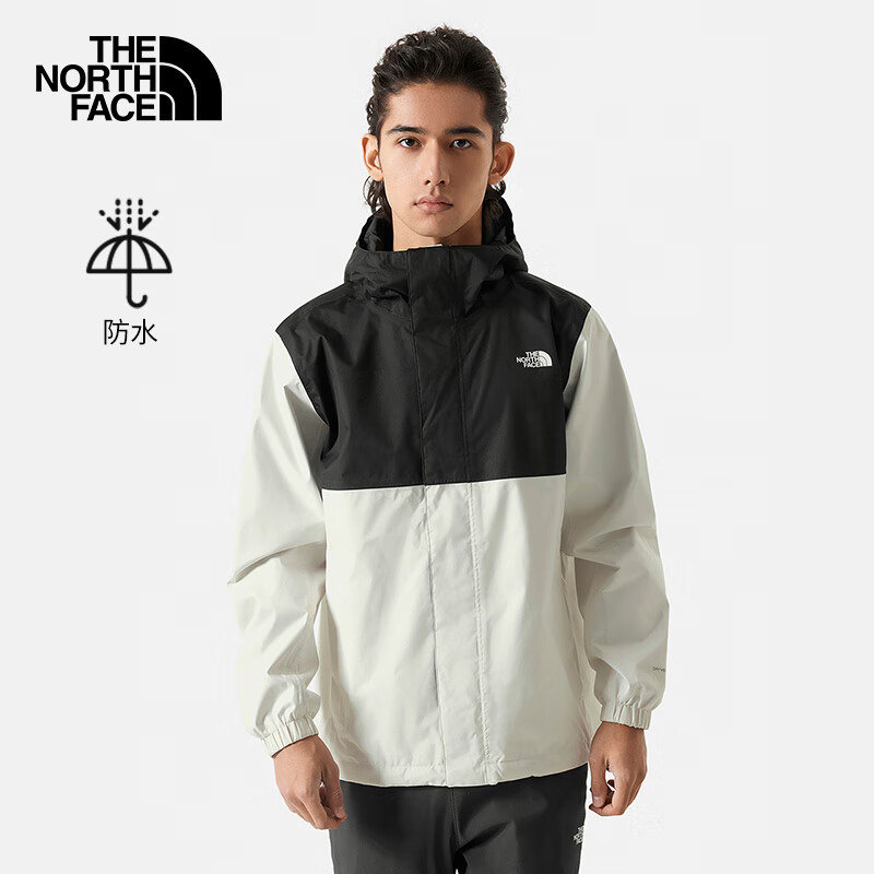 THE NORTH FACE 北面 冲锋衣 山系连帽夹克外套 VOR/米黑拼色 713元（需用券）