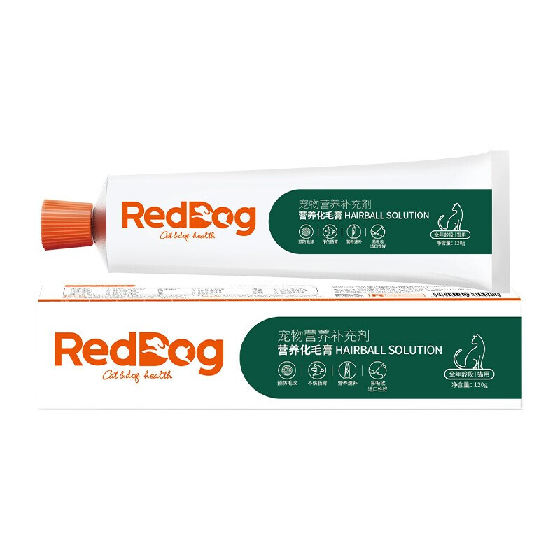 RedDog 红狗 猫咪专用 化毛膏 120g 61.2元（需用券）