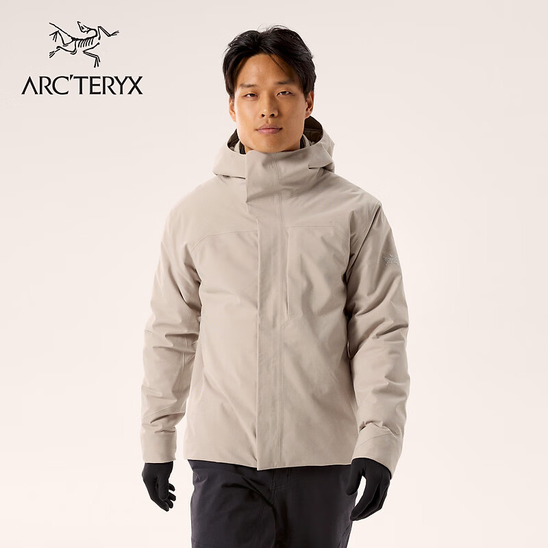 ARC'TERYX 始祖鸟 THERME INSULATED JACKET GORE-TEX 防水 男子 保暖棉服 RUNE/雅致棕 M 700