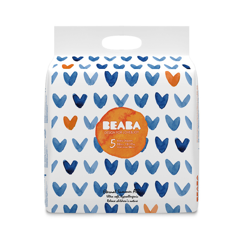 Beaba: 碧芭宝贝 盛夏光年系列 纸尿裤 XL32片 44元（需买2件，需用券）
