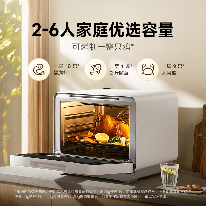 以旧换新补贴：MIJIA 米家 S1 MKX06M 台式蒸烤箱一体机 30L 1178元（需用券）