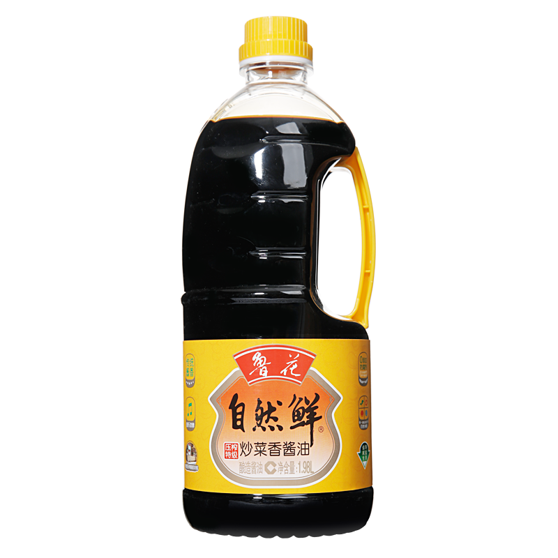 PLUS会员：鲁花 自然鲜 炒菜香酱油 1.98L/瓶*3件? 33.58元（合11.19元/件）