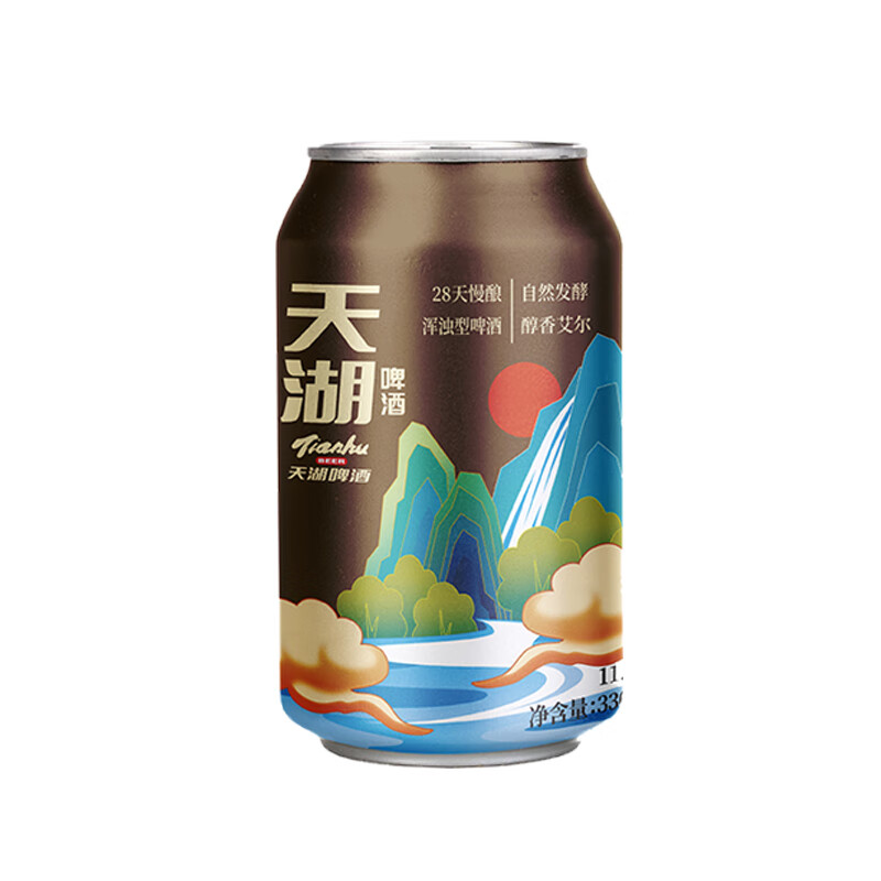 天湖啤酒 11.5度小麦白啤330ml*24罐 41元(需用券)