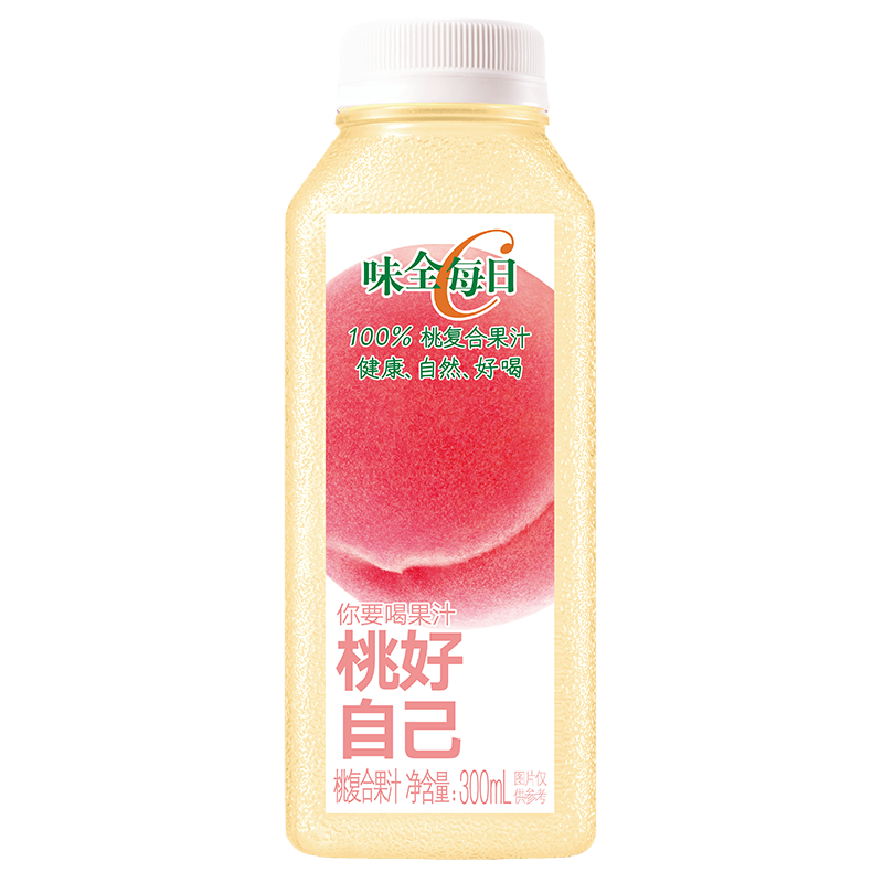 PLUS会员、需首购：味全 每日C复合桃汁300ml*4 礼盒装*3件 51.31元（合17.1元/件