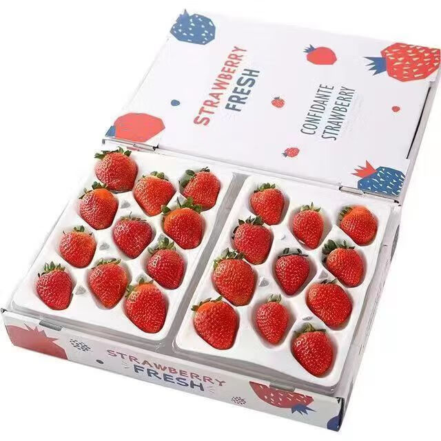 惜音 大果 限时秒杀 2000盒 大凉山红颜99草莓 4盒（15粒单盒净重300g+） 56元（